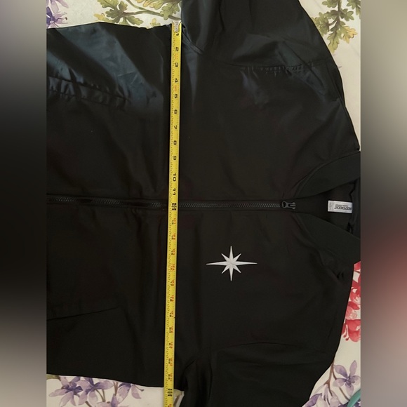 New! Black bomber jacket men’s L lightweight full zip - Picture 6 of 16